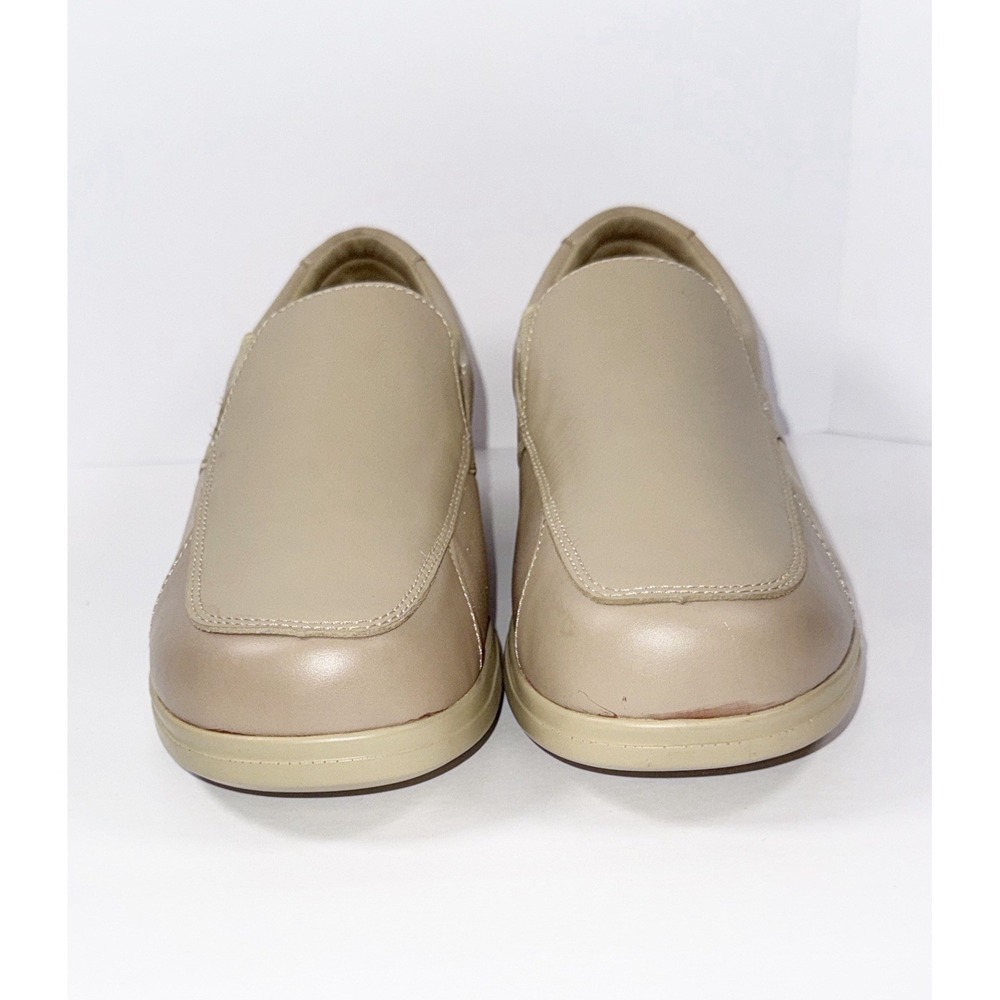 Pedors Shoes Slip On Comfort Walking 201 Beige Leather Orthopedic Cushion 8.5 - Picture 5 of 16